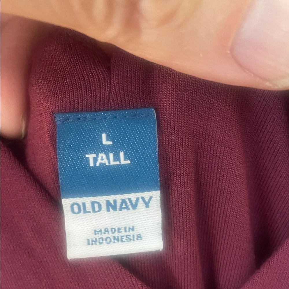 Old Navy Burgundy Jumpsuit nwt large tall